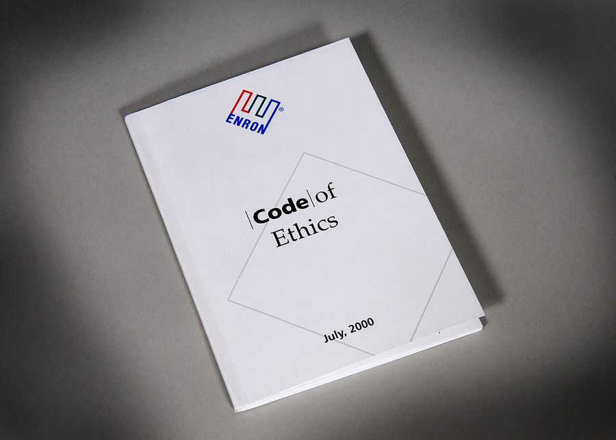 Enron's code of ethics.
