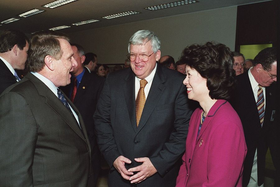 This item is from the International Brotherhood of Teamsters Reception with Secretary Elaine Chao and President Jimmy Hoffa Jr