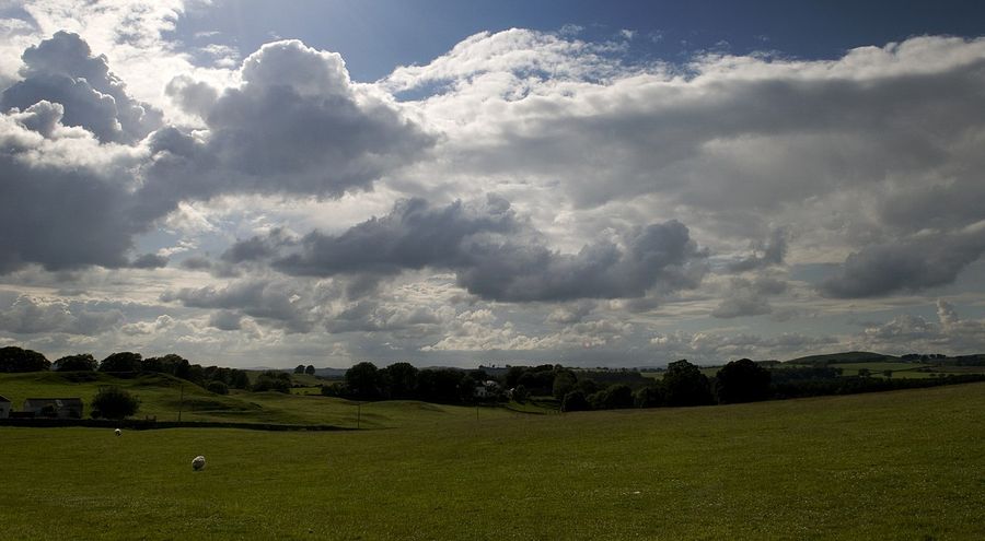 Tundergarth, near Lockerbie, where the nose section came down.