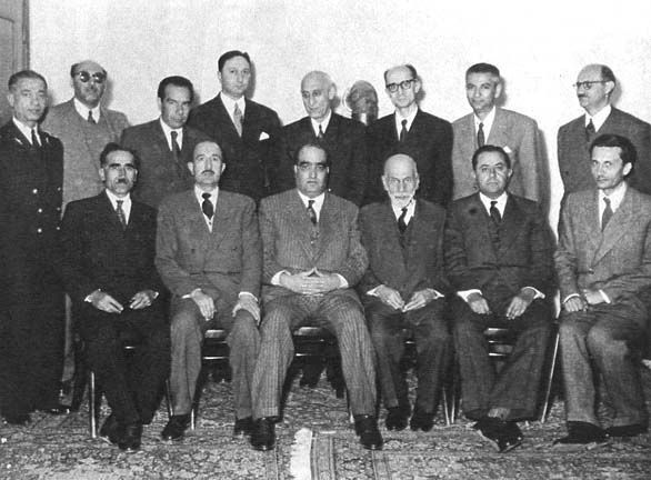 Mohammad Mosaddegh, prime minister of Iran until the 1953 coup.