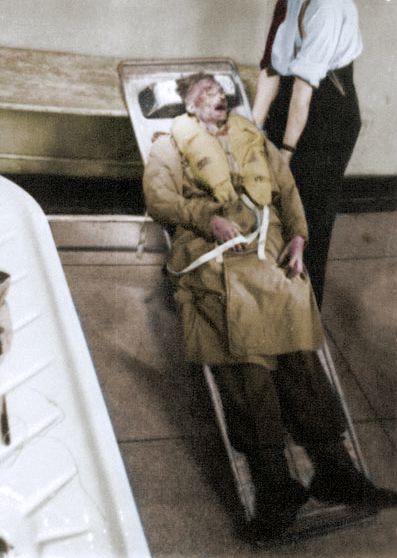 The corpse of Glyndwr Michael while dressed as William Martin, April 1943
