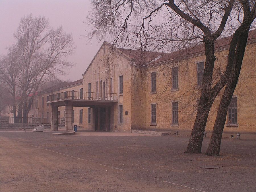A surviving building at the Unit 731 site outside Harbin.