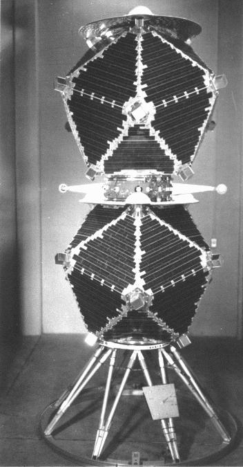 Two stacked first generation Vela nuclear detection satellites